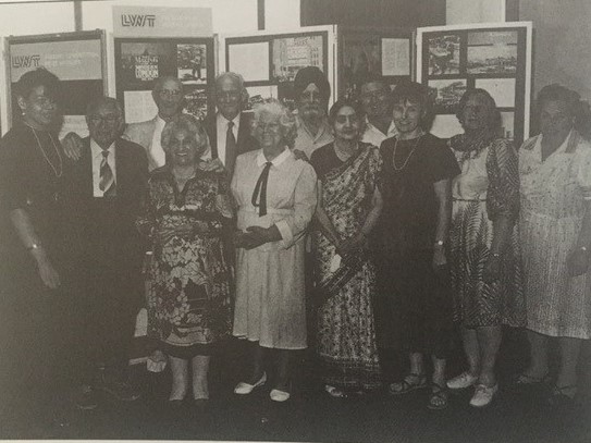 Photograph of the Over 60s group. 